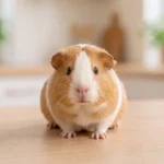 Cochon d'Inde en bonne santé et au pelage sain