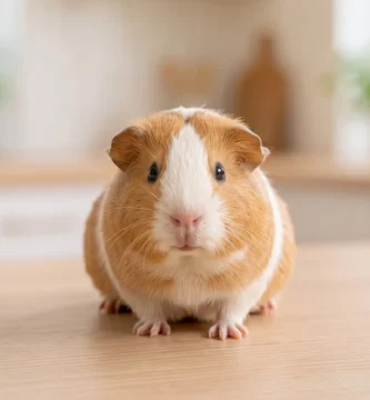 Cochon d'Inde en bonne santé et au pelage sain